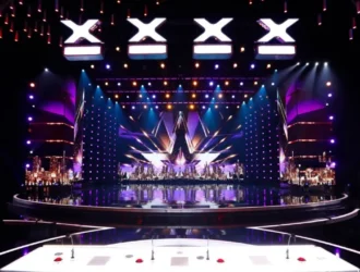 s America’s Got Talent Stage with Saree Dance Transformation