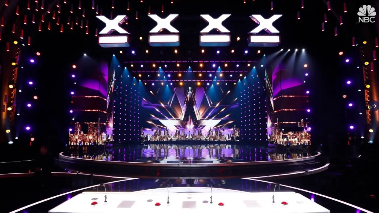 s America’s Got Talent Stage with Saree Dance Transformation